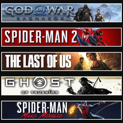 Ragnarök +Spider 2+TLOU1 +Tsushima+Miles